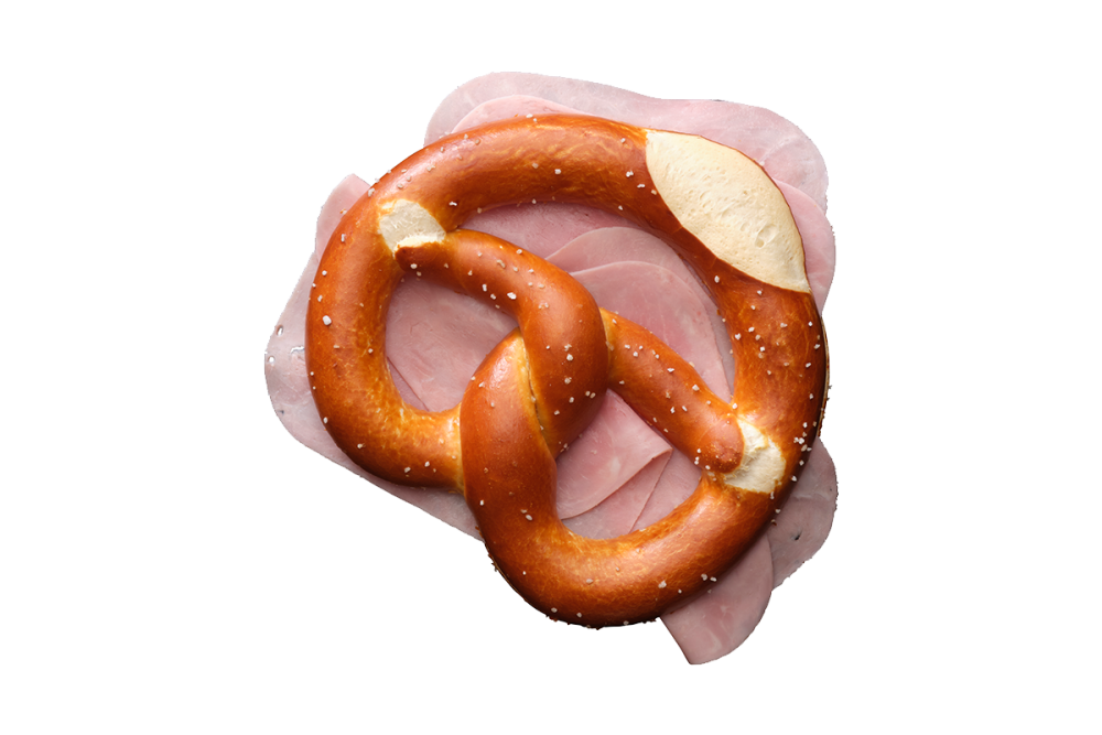 Brezel Schinken