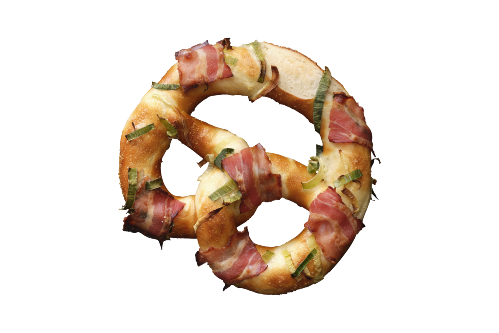 Pretzel tarte flambée