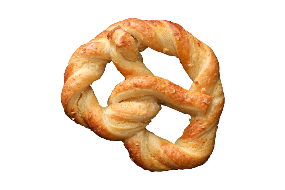 Almond pretzel