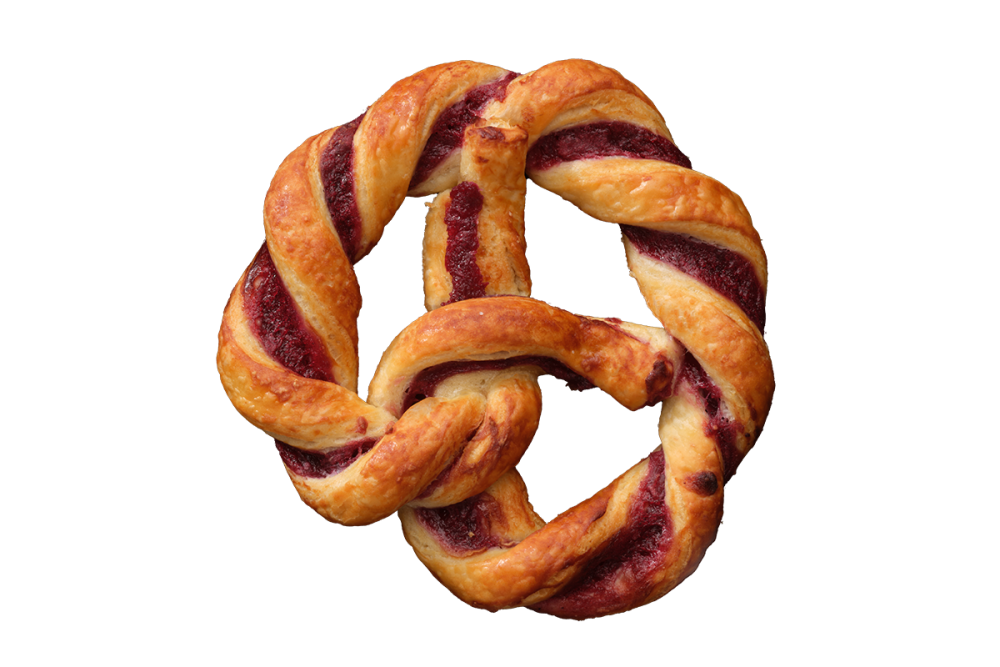 Bretzel cassis canneberge