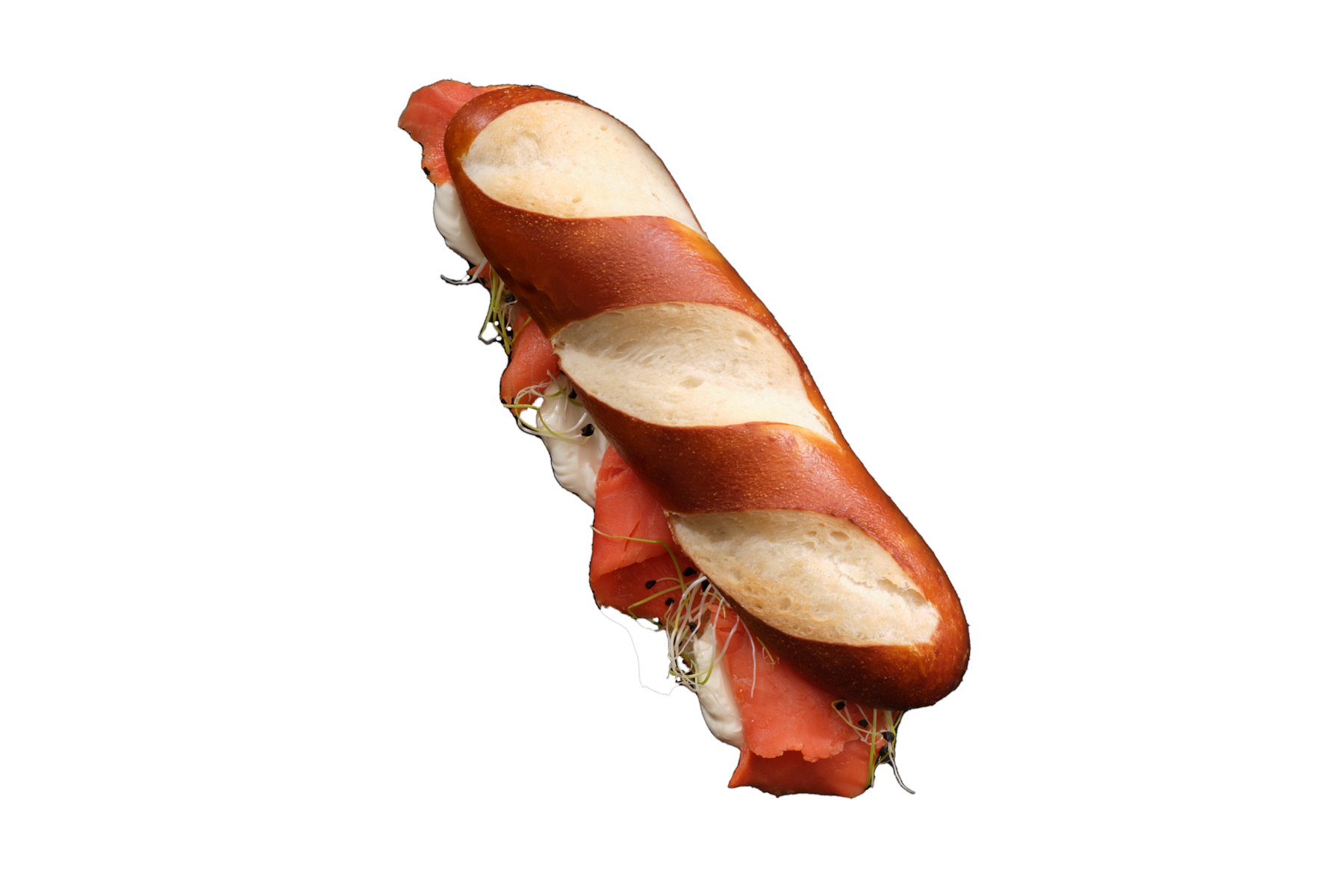 Delicacy salmon-mascarpone