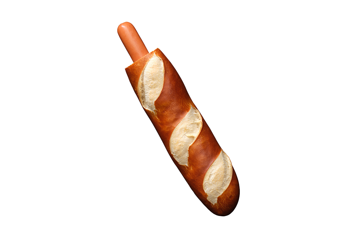 Hot-dog avec saucisse de Vienne