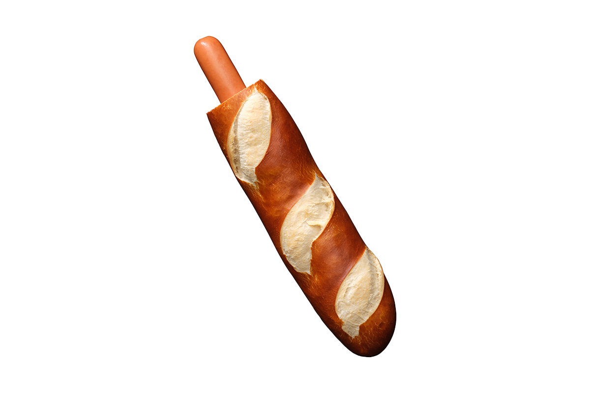 Hot-dog avec saucisse de Vienne